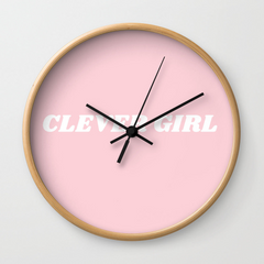 Clever Girl Wall Clock