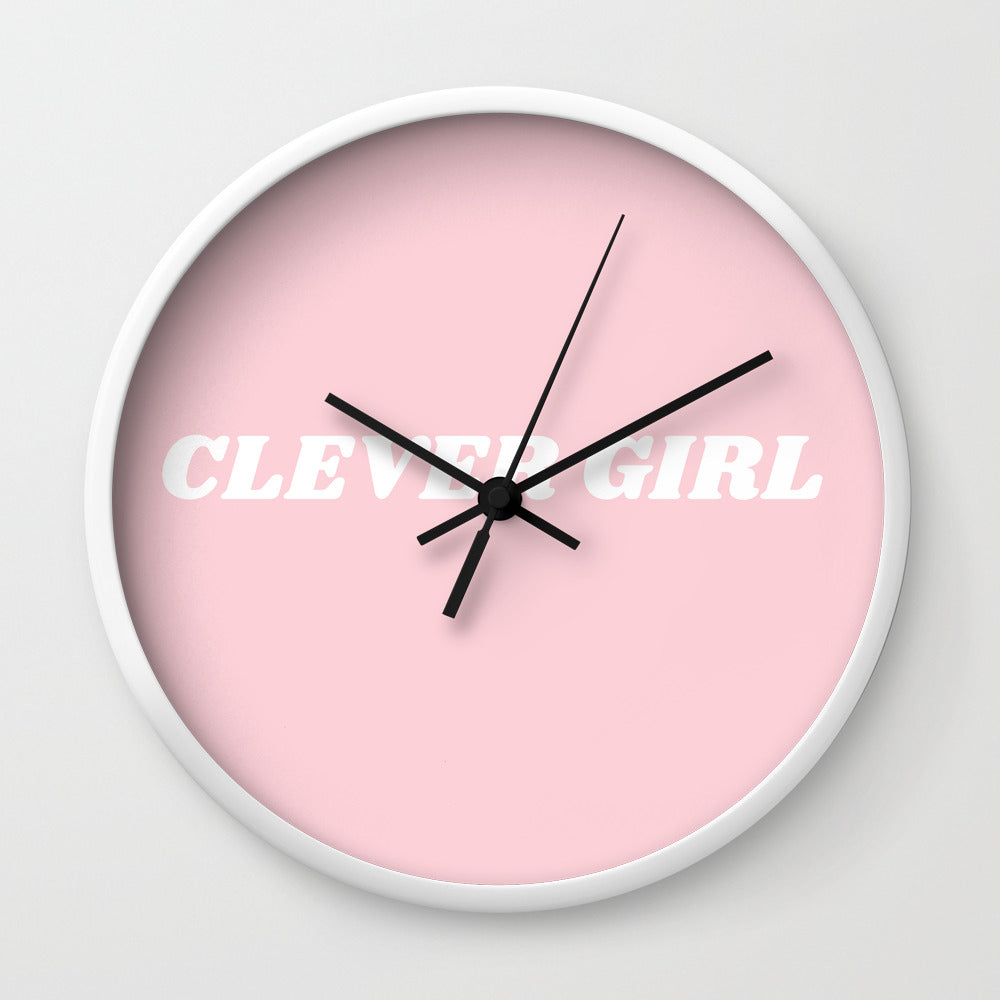 Clever Girl Wall Clock