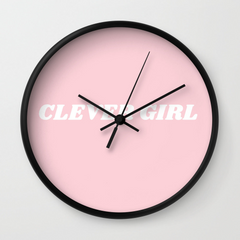 Clever Girl Wall Clock