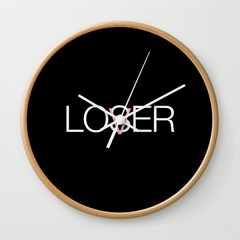 Lover Loser Wall Clock