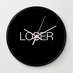 Lover Loser Wall Clock