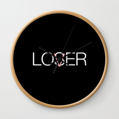 Lover Loser Wall Clock