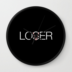 Lover Loser Wall Clock