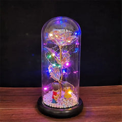 Led Enchanted Galaxy Rose Decor