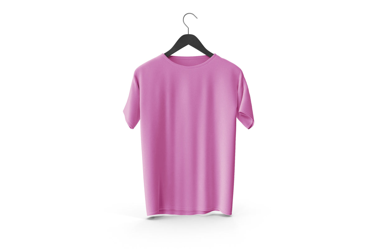 Summer Comfort Tees Pink color  Plain T-Shirts |Casual Comfort, Cool Cotton Vibes, T-Shirts collection