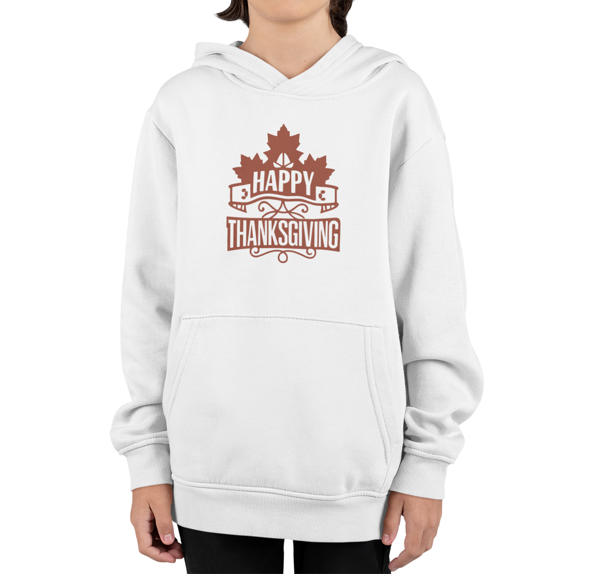 Thankful Tots Hoodies || Happy Thanksgiving  Day Printed Design Hoodie For Kids