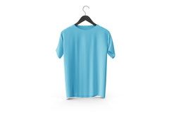 Summer Comfort  LightCyan Color Plain T-Shirts |Casual Comfort, Cool Cotton Vibes, T-Shirts collection