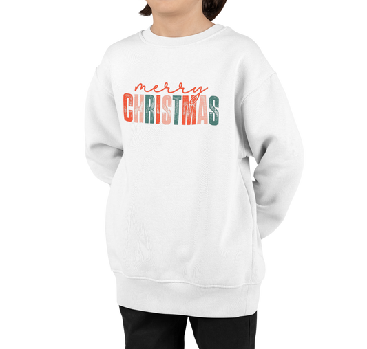 cozy Christmas eve knit  Printed Christmas design  Sweater  || Women Girls Cute Sweater Sleigh Bells