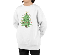 Jingle & Mingle in Christmas Tree Sweaters Printed Christmas design  Sweater  || Women Girls Cute The Christmas Sweater Joy