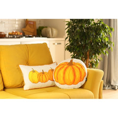 Set of 4 20inches Thanksgiving Pumpkin Throw Pillow Cover in