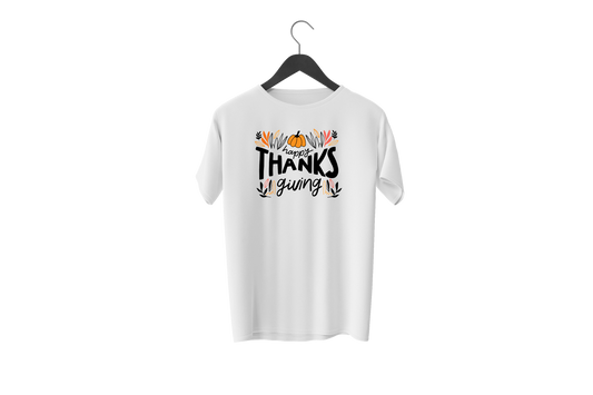 Pumpkin Spice Tees color Printed T-Shirts for Thanksgiving || Thanksgiving T-Shirt Collection