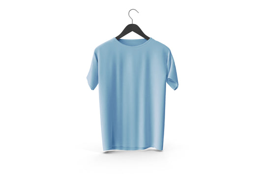 Summer Comfort  LightBlue Color Plain T-Shirts |Casual Comfort, Cool Cotton Vibes, T-Shirts collection