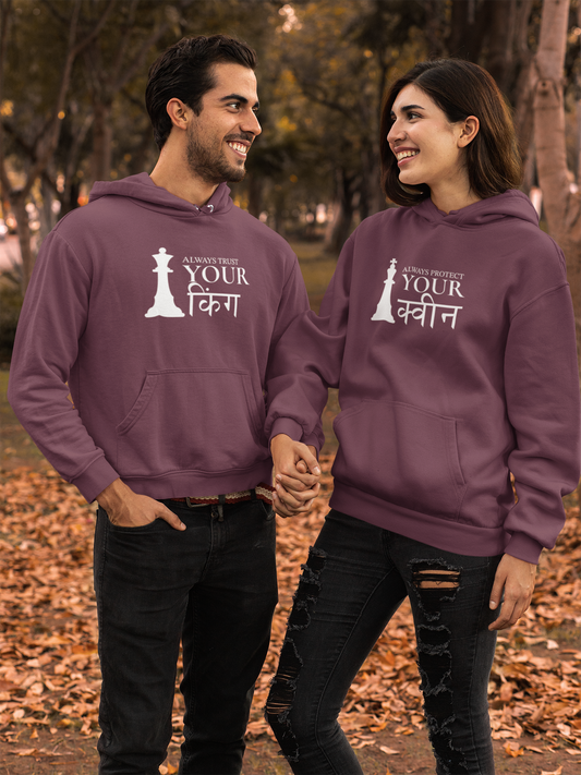 Match Made in Fashion Exclusive Couple Hoodies Printed and customized Designs ||Together in Style Couple Hoodies Collection