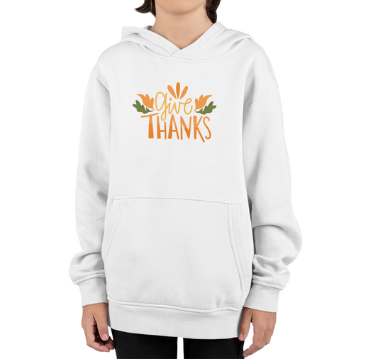 Festive Fall Tees for Kids || Happy Thanksgiving  Day Printed Design Hoodie For Kids