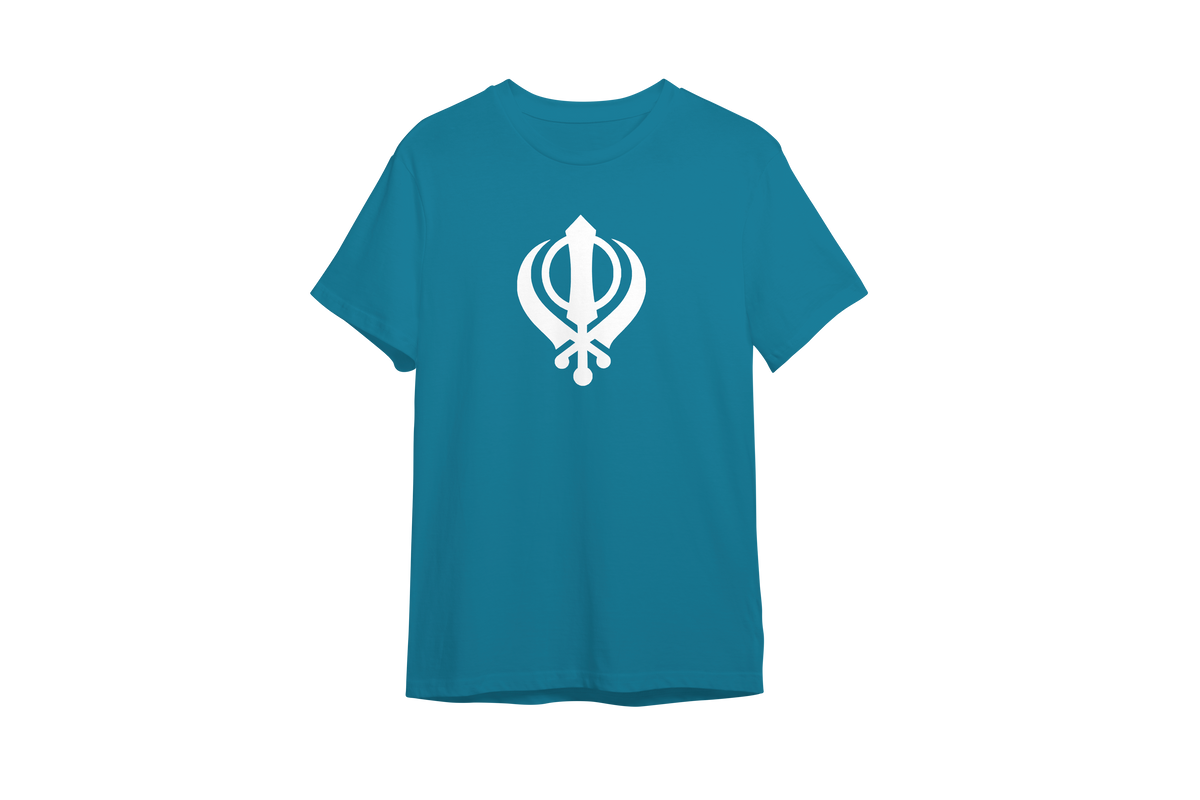 Ek Onkar Khanda Classic Printed  Design for Sikhs || Sikh Style Inspired T-shirts