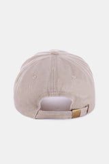 Zenana Washed DALLAS Embroidered Baseball Cap