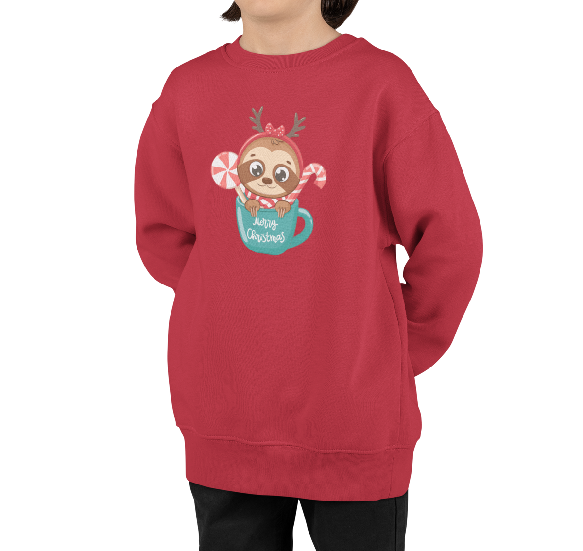 Magical Sleigh Rides Women’s Deer & Sleigh Sweaters  || Women Girls Cute Chicmas Sweaters