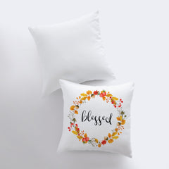 Blessed Pillow Cover |  Fall Thanksgiving Decor | Farmhouse Pillows |