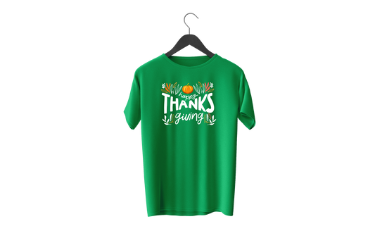 Pumpkin Spice Tees color Printed T-Shirts for Thanksgiving || Thanksgiving T-Shirt Collection