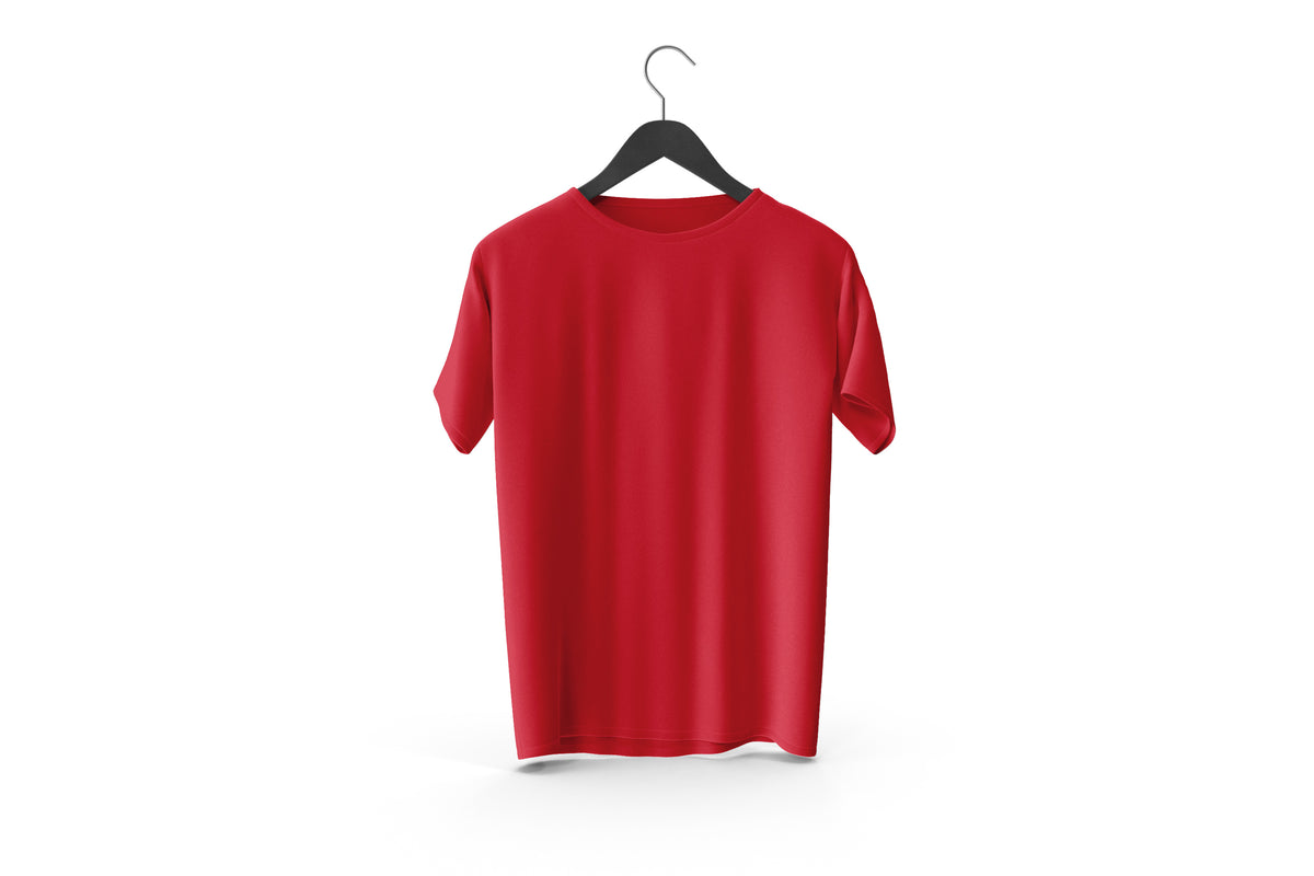 Summer Comfort  Red Color Plain T-Shirts |Casual Comfort, Cool Cotton Vibes, T-Shirts collection