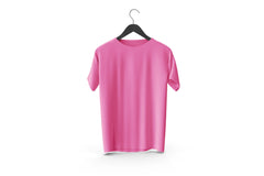 Summer Comfort  HotPink Color Plain T-Shirts |Casual Comfort, Cool Cotton Vibes, T-Shirts collection