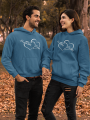 Twinning in Comfort Couple Hoodie Sets Printed and customized Designs ||Together in Style Couple Hoodies Collection