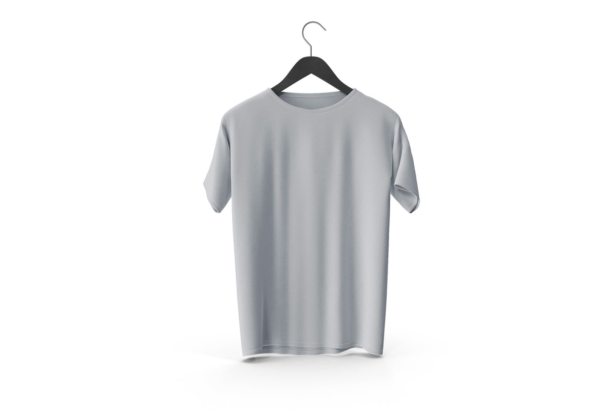 Summer Comfort  LightGray Color Plain T-Shirts |Casual Comfort, Cool Cotton Vibes, T-Shirts collection