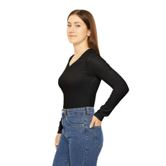 Women's Long Sleeve V-neck Shirt (AOP)