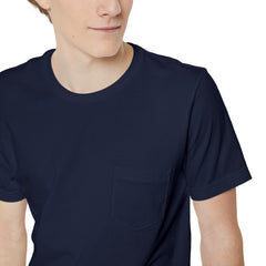 Unisex Pocket Summer Cotton T-shirt