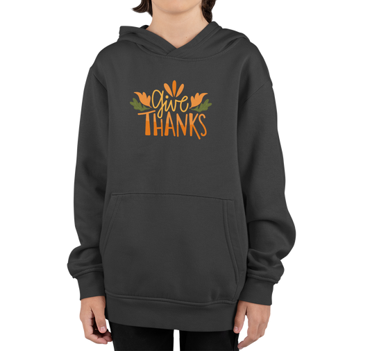 Festive Fall Tees for Kids || Happy Thanksgiving  Day Printed Design Hoodie For Kids