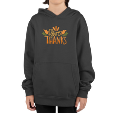 Festive Fall Tees for Kids || Happy Thanksgiving  Day Printed Design Hoodie For Kids