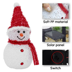 Solar Outdoor Decor Light Christmas Snowman Decoration Stake light