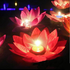 5 pcs  Lotus  Flower Floating  Candles