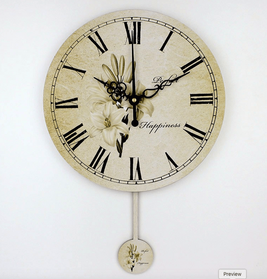 Pendulum wall clock