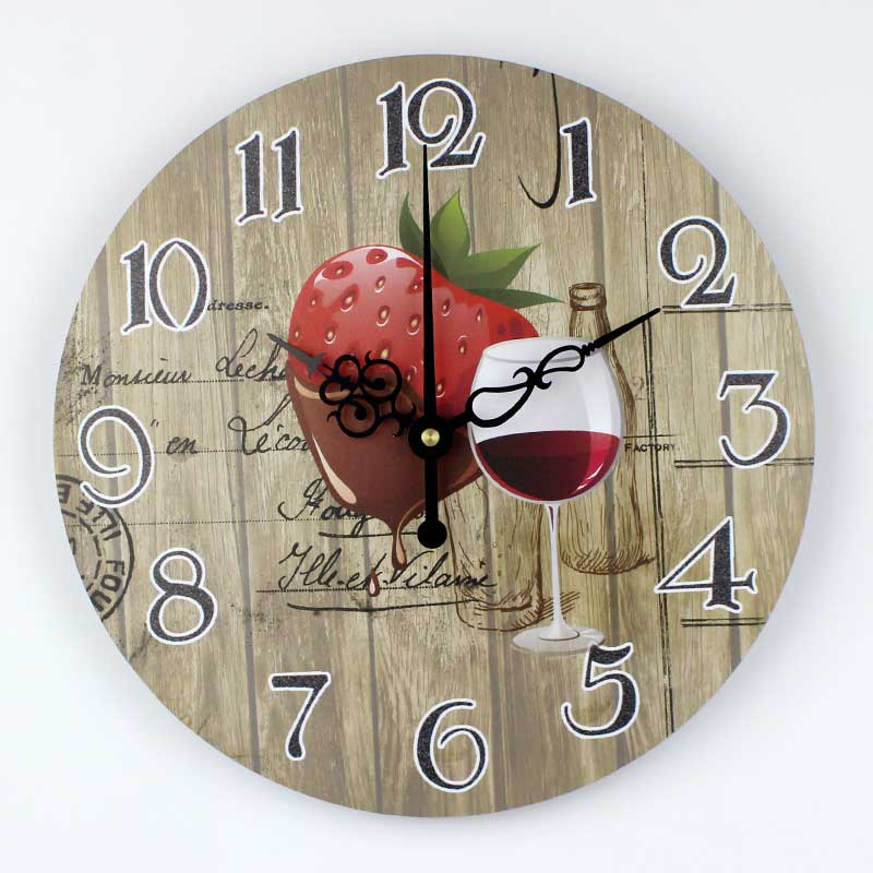 Red Wine Wall Clock