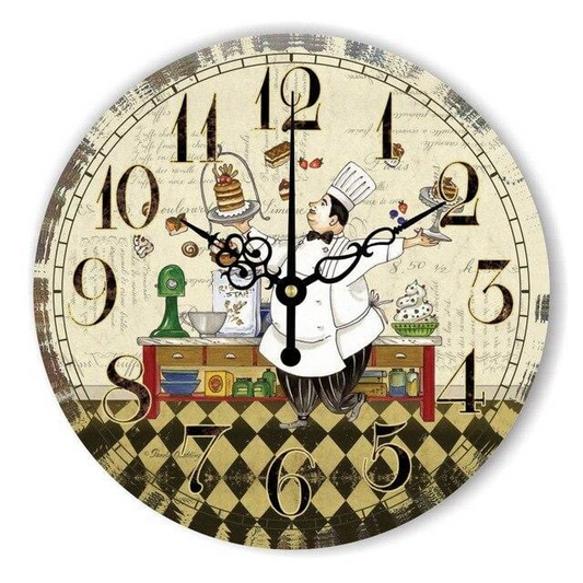 Chef kitchen Wall Clock