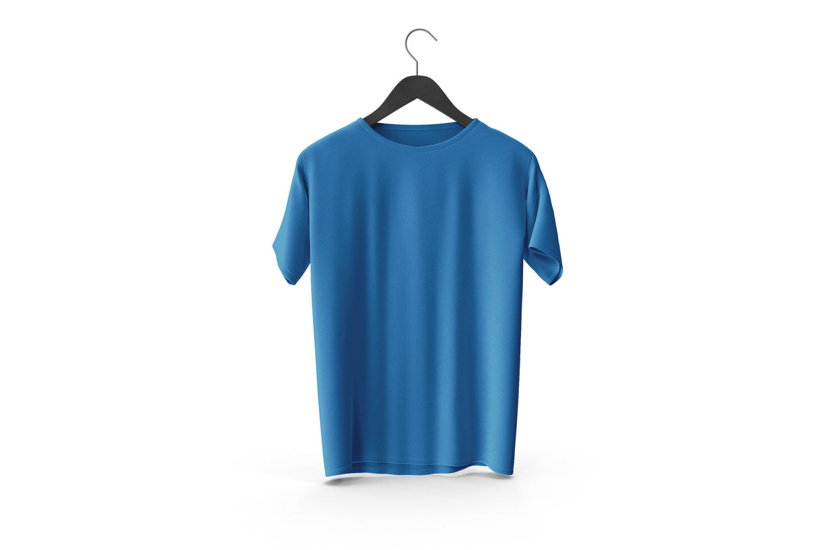 Summer Comfort  DodgerBlue Color Plain T-Shirts |Casual Comfort, Cool Cotton Vibes, T-Shirts collection