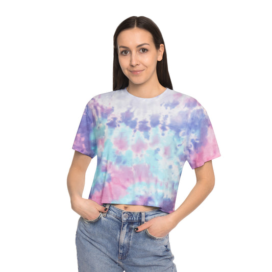 Women's Cotton Tie-Dye Crop Top