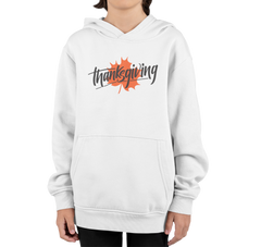 Thanksgiving Tees for Tots || Happy Thanksgiving  Day Printed Design Hoodie For Kids