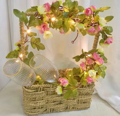 Wholesale Artificial Flower Rose Vine String Lights