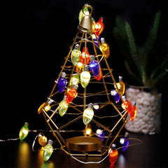 Wholesale Four-Color Bulb String Lights Mini Christmas Lights