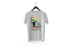 15 August Independence Day Design Printed Tshirt | Proud to be Indian, 2024 Independence Day, Bharat World Market Special Tshirt