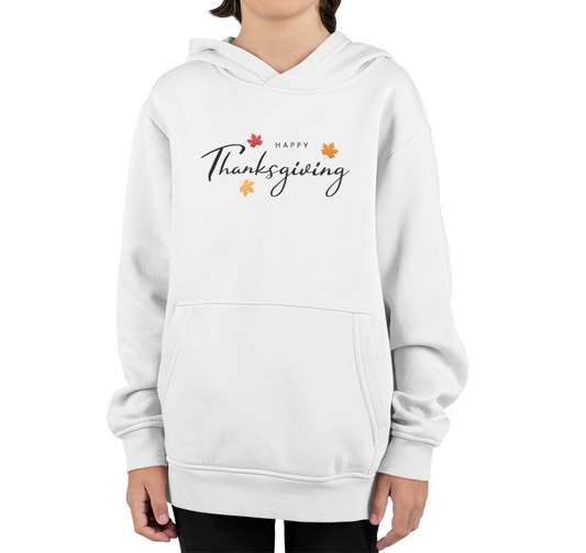 Gobble Up Kids' Hoodies || Happy Thanksgiving  Day Printed Design Hoodie For Kids