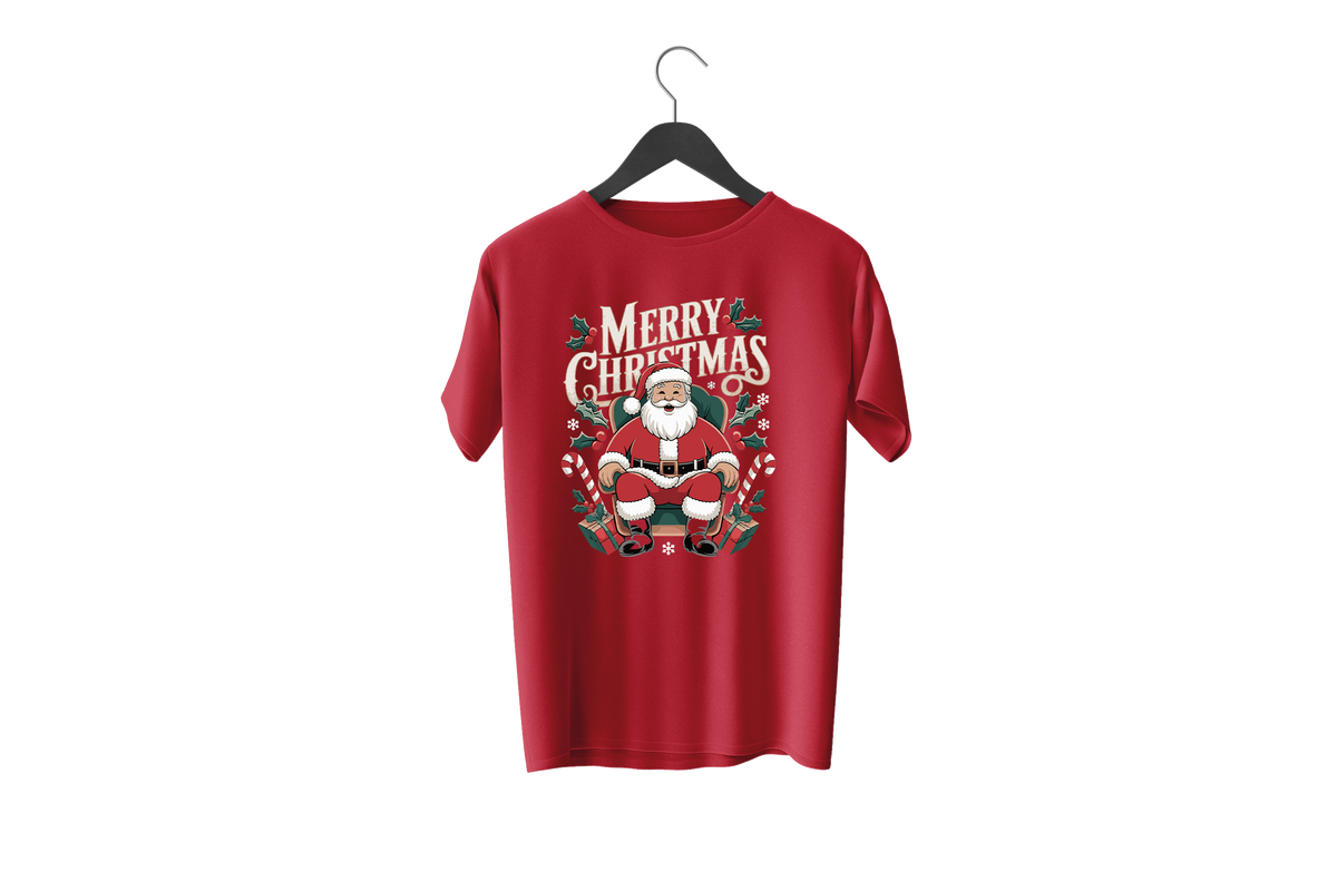 MerryTees Christmas T-Shirts for the Holidays Printed Christmas Design || Holiday T-Shirts Collection