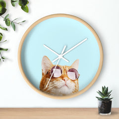 Cat is Alway's Right Wall clock