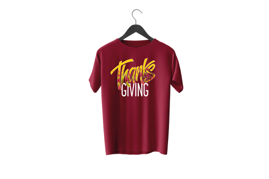 Thankful & Cozy Printed T-Shirts for Thanksgiving || Thanksgiving T-Shirt Collection