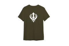 Ek Onkar Khanda Classic Printed  Design for Sikhs || Sikh Style Inspired T-shirts