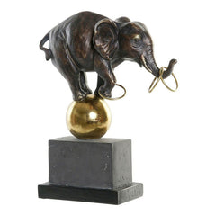 Decorative Figure DKD Home Decor Metal Resin Elephant (31 x 13 x 41