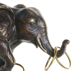 Decorative Figure DKD Home Decor Metal Resin Elephant (31 x 13 x 41