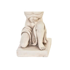 Decorative Garden Figure DKD Home Decor Atlas White Magnesium (31 x 28